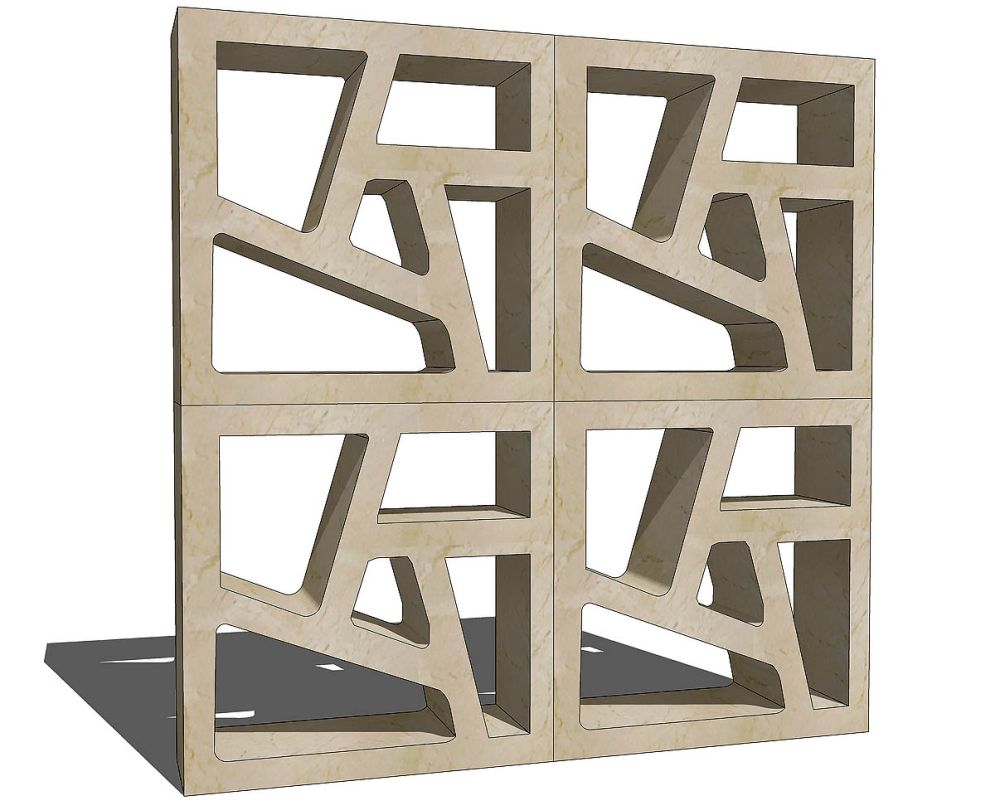 3D панел Абстрактна Решетка от стиропор